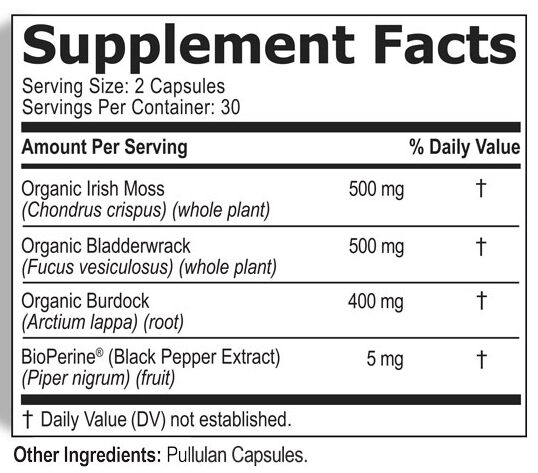 PuraBurn Supplement Fact
